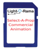 Light-O-Rama Commercial Animation SD Card and Instructions On Sale