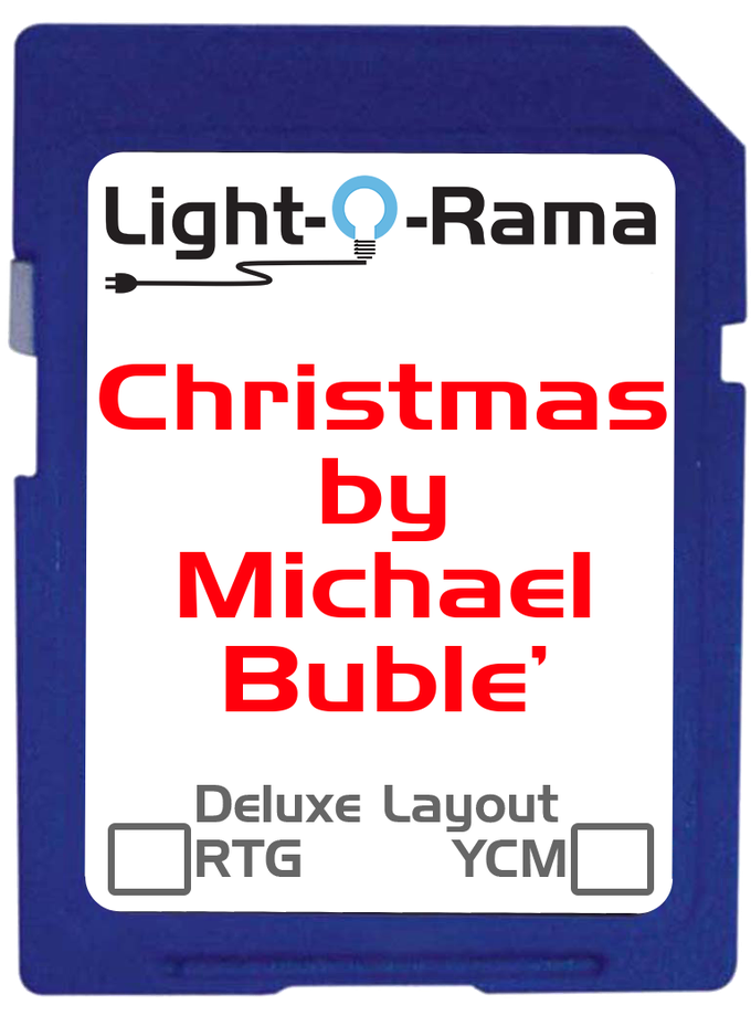 Light-O-Rama Digital Upgrade - Christmas by Michael Buble Free shipping