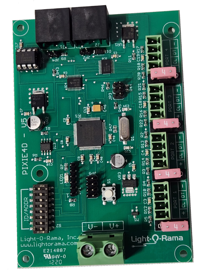 Light-O-Rama Pixie4 Smart Pixel Controller - Board Only For Sale