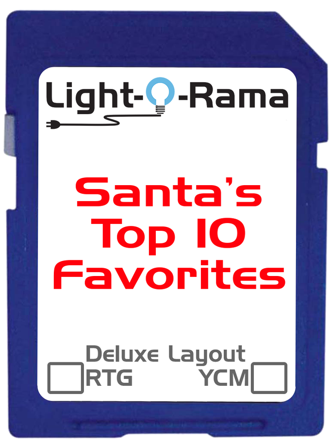 Light-O-Rama Santa's Top 10 SD Card Best Buy