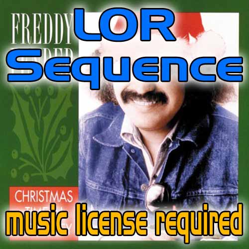 Light-O-Rama Sequence - Blue Christmas - Freddy Fender For Sale