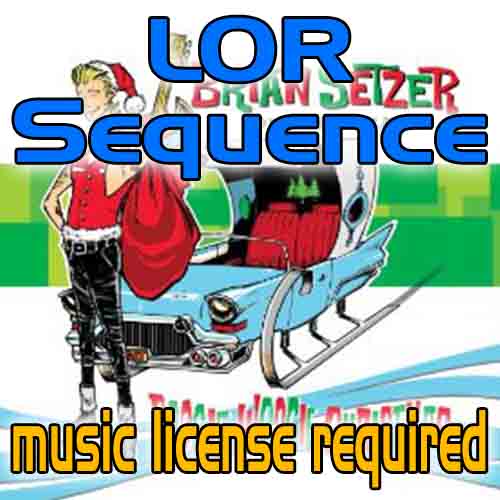 Light-O-Rama Sequence - Boogie Woogie Santa Claus - Brian Setzer Orchestra High Quality