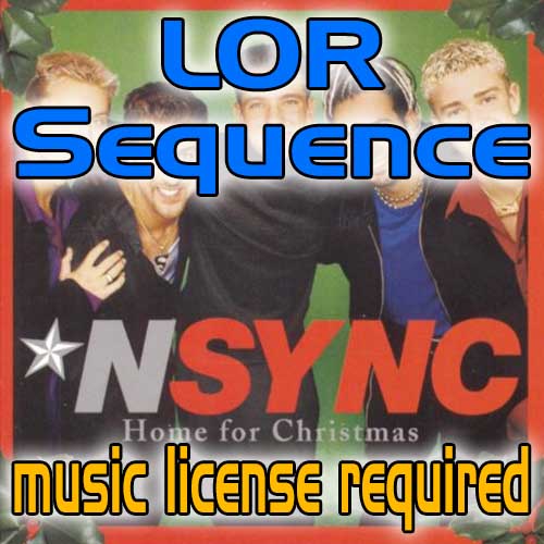 Light-O-Rama Sequence - Merry Christmas, Happy Holidays - Nsync Same Day Delivery