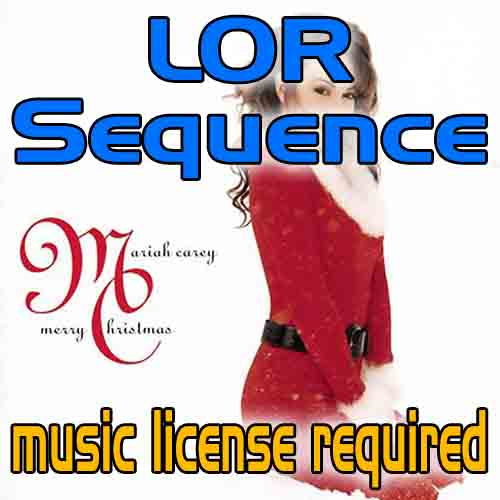 Light-O-Rama Sequence - O Holy Night - Mariah Carey Best Seller