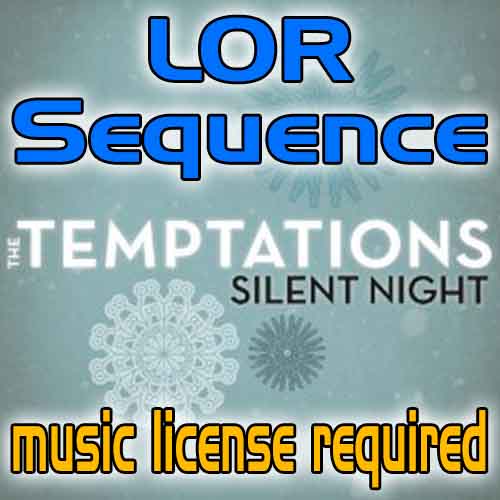 Light-O-Rama Sequence - Silent Night - The Temptations For Sale