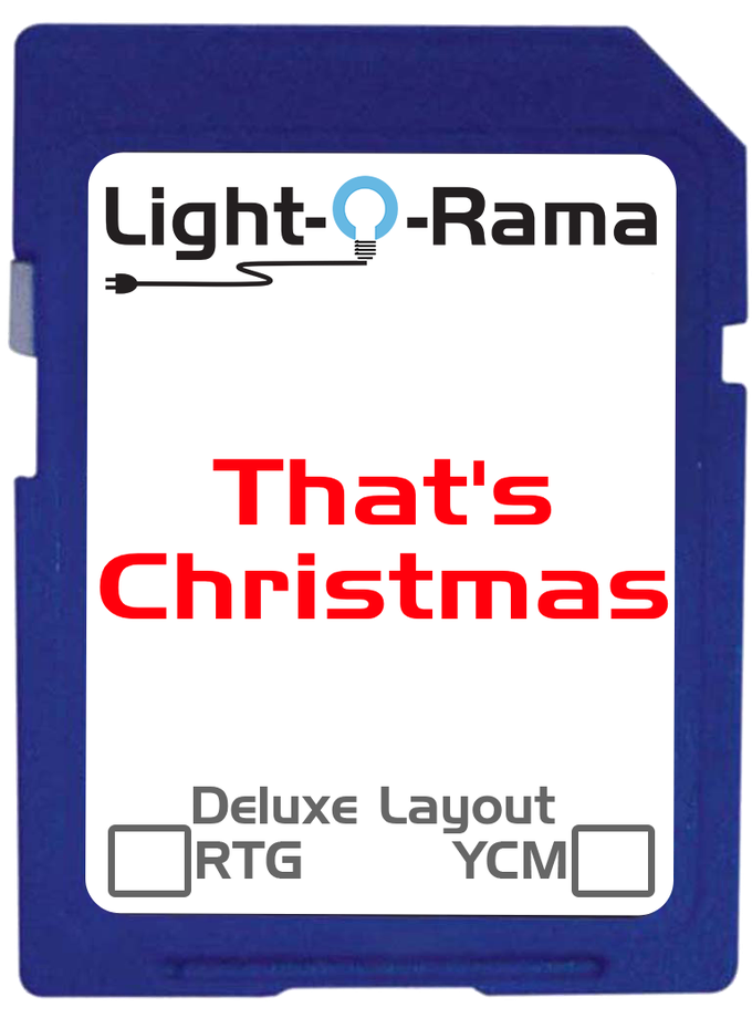 Light-O-Rama That's Christmas SD Card Free shipping